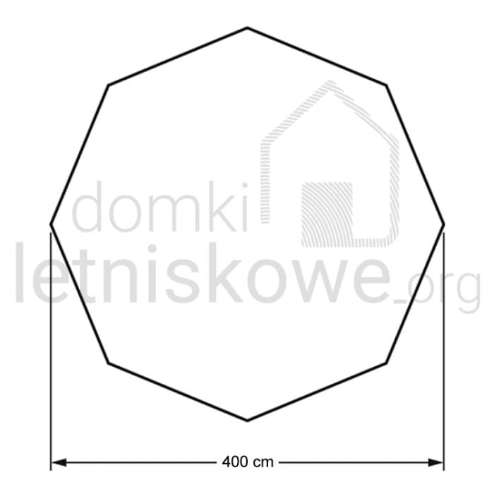 Altana ogrodowa ośmiokątna — zdjęcie 3