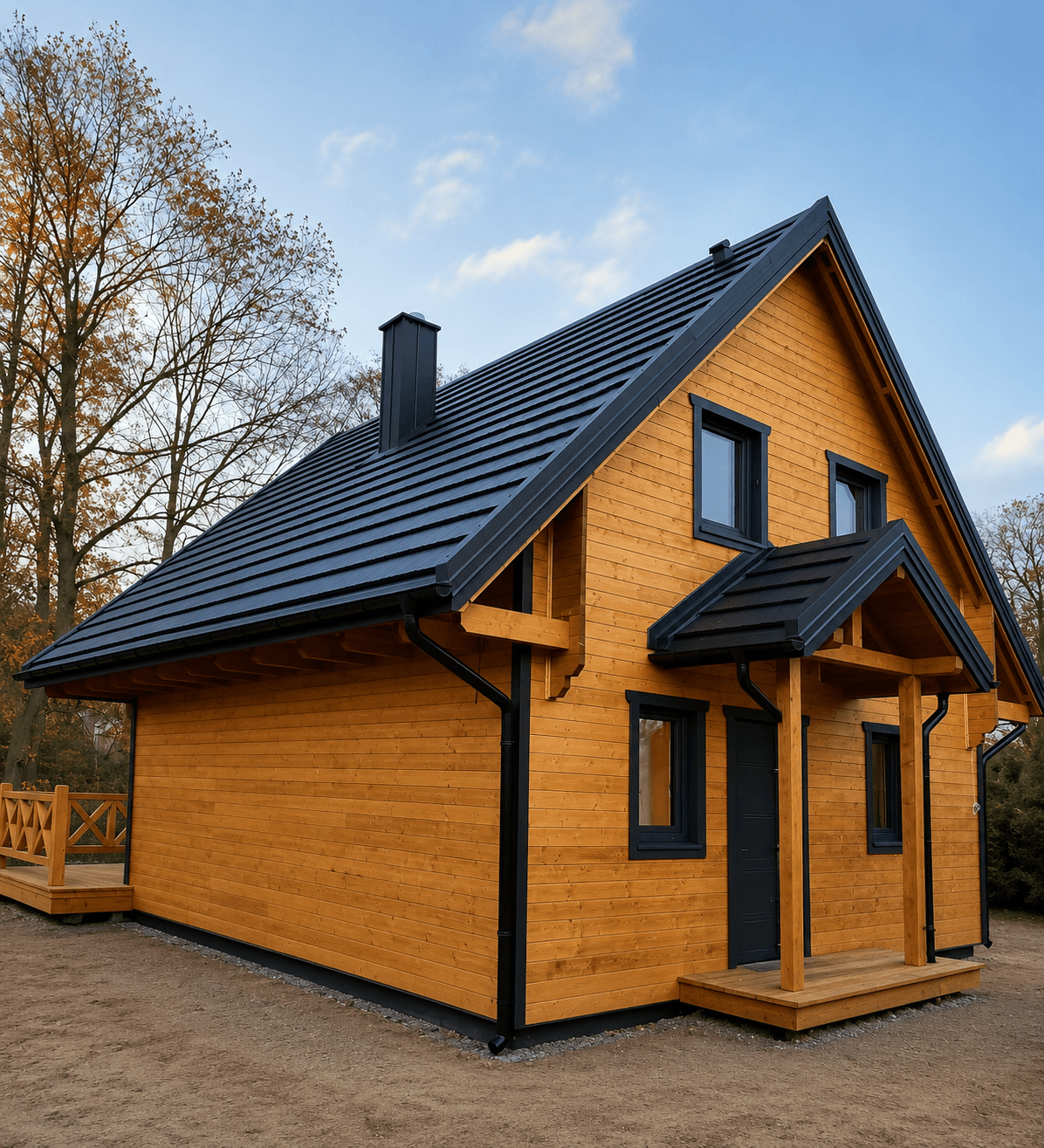 Drewniany domek Grzegorz