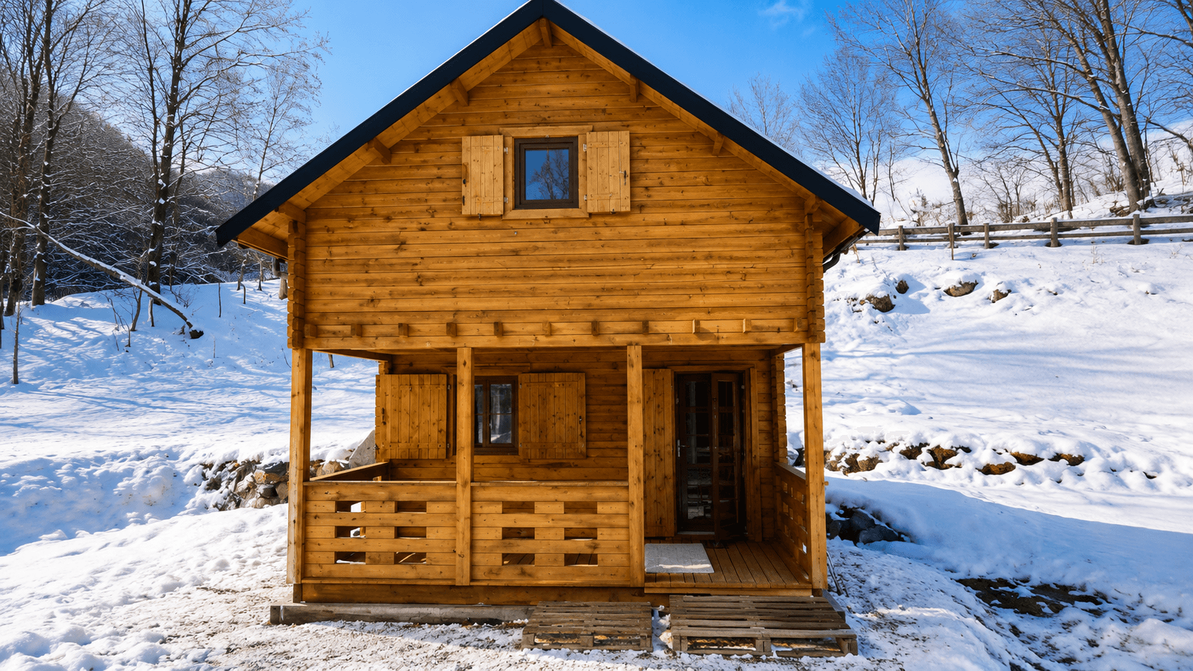 Drewniany domek letniskowy Jan II